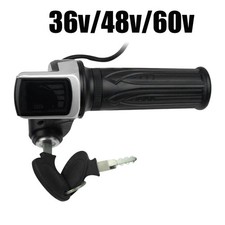 1staz 158cm 36V 48V 60V Electric Scooter Throttle Grip With Key Lock Power Indicator New