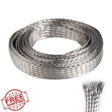 QuQuyi 9.84ft 20mm Braided Ground Strap