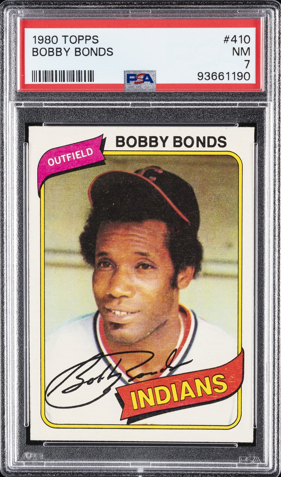 1980 TOPPS #410 BOBBY BONDS PSA 7