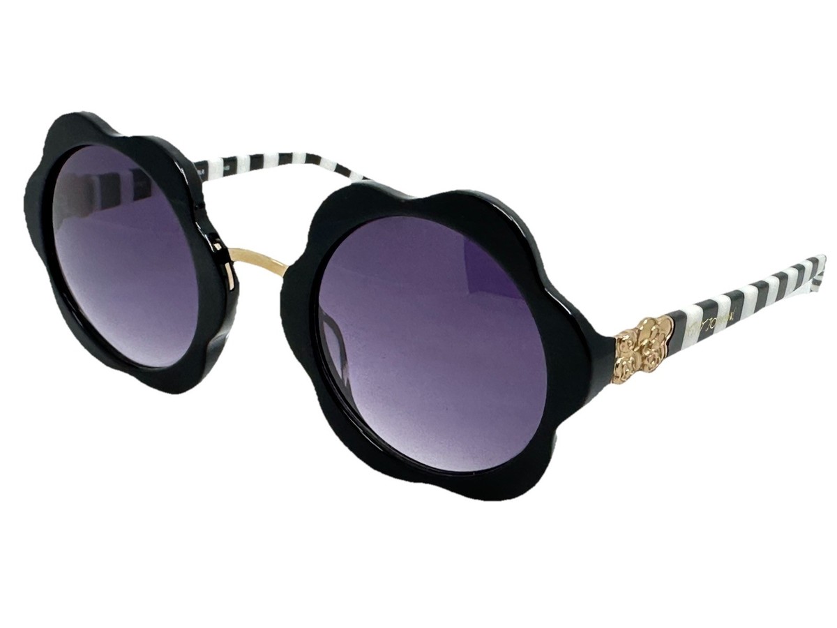 NEW Betsey Johnson Rosy Posy BLACK 50.27.140 Women's Sunglasses