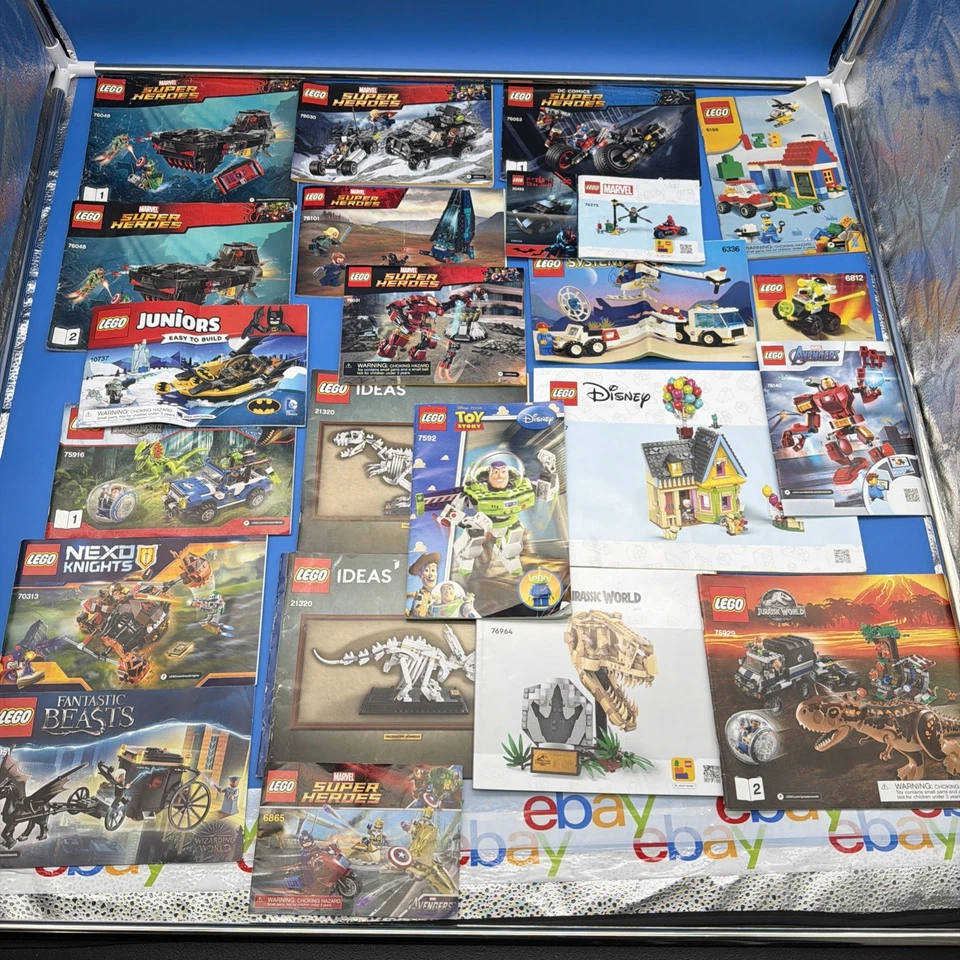 HUGE LEGO Instruction Manual Lot of ~150 Mixed: Star Wars Lego Movie Ninjago - Image 3 of 4