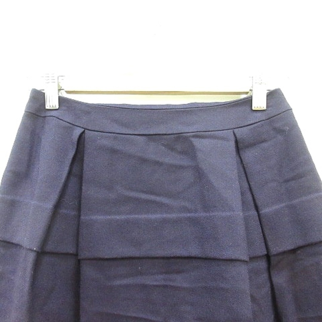 Indivi Tiered Skirt Fmini Wool 36 S Purple MN Used