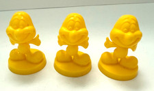 Happy Moodie Yellow Plastic Figure Toy 1984 Kent Toys Small Made In USA Vintage