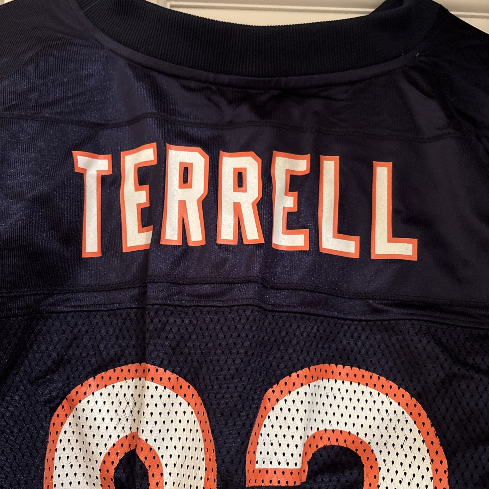 Chicago Bears David Terrell NFL Football Jersey Reebok XL  Autographed  NWT thumbnail 3