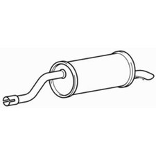 Rear Exhaust Silencer Back Box for Seat Arona TSi CHZJ/DKJA/DKRF 1.0 (2017-2021)
