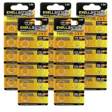5x 10pk Alkaline 1.5V Watch Battery Compatible With AG0 SG521 379 SR521SW