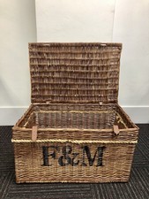Fortnum & Mason Large Wicker Hamper Basket