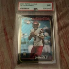 Topps 2024 Chrome Jayden Daniels Rookie #201 PSA 9 Washington Commanders Card