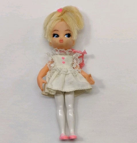 Vintage 60s Hasbro Dolly Darlings Sweetheart #8531 Doll 1967 Little Kiddie Era