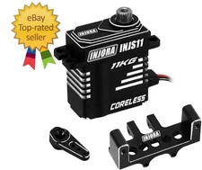 Coreless High Torque Micro Servo with Mount and Servo Horn for SCX24 C10 JLU Bro