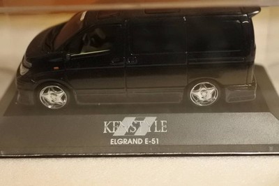 Aoshima SkyNet VIP Car Series NO8 K-STYLE ELGRAND 1/43 Black Unused Near Mint