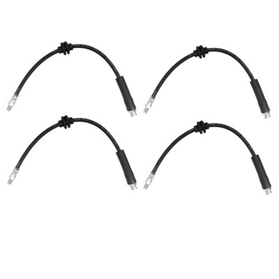 For Fiat 500X 2019-2021 TRQ BLA00946 Front & Rear Brake Hydraulic Hose Kit