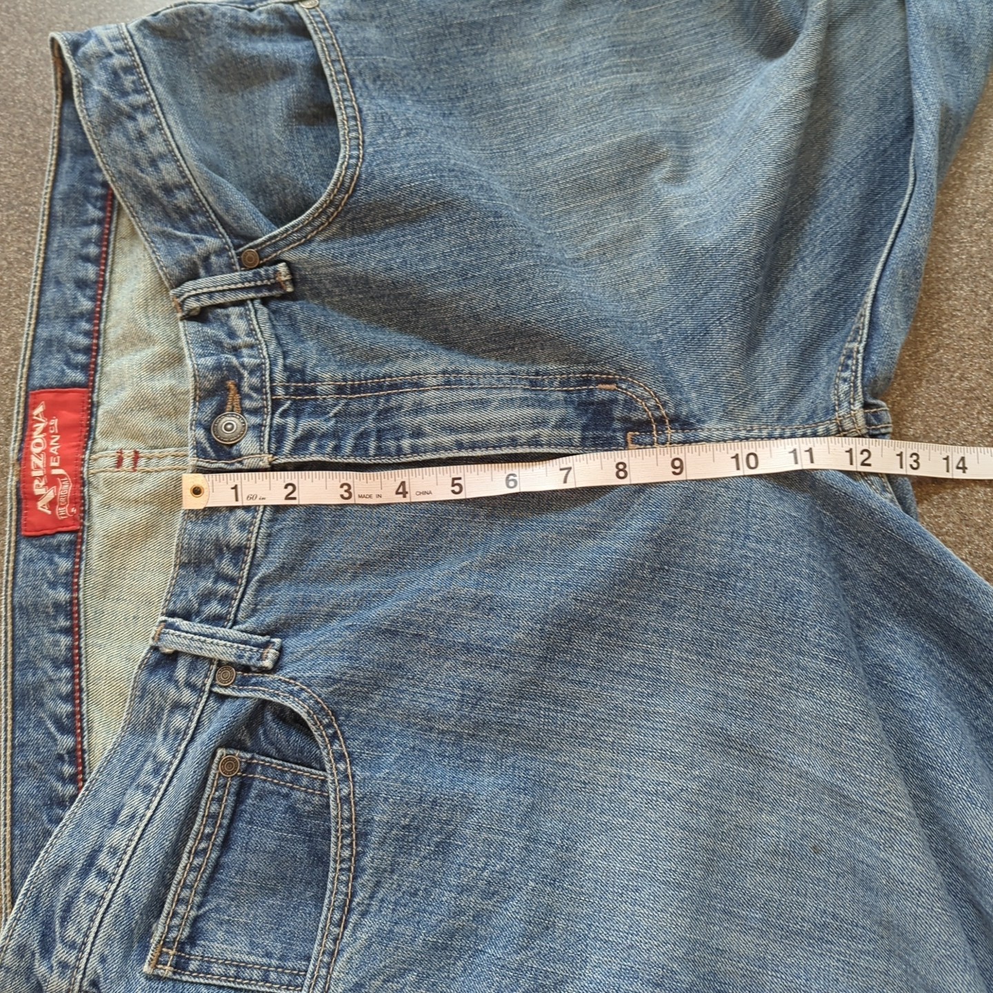 Arizona Jean Co Jeans Men 36x34 Original Straight Blue Medium Wash Denim Vintage