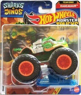 Hot Wheels - 2025 Monster Lkws Haie Vs.Dinosaurier 5/8 Rageasaur (BBJCD74)