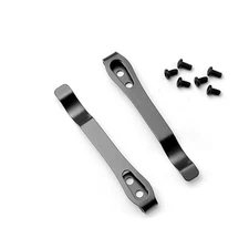 YAFIYGI 2 Pack Knife Pocket Clip Replacement: Deep Carry, Stainless Steel, EDC