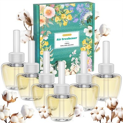 Fragrance Oil Bottle Set, 6x19ML Electric Air Freshener Cotton Refill for...