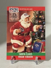 1990 Pro Set Santa Claus Collectible #1990 Head Coach Short Print SHIPS SAME DAY