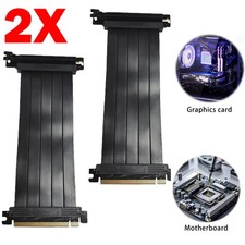 2X PCIE 16X 3.0 Riser Cable Graphics Card Extension Cable Computer Accessories