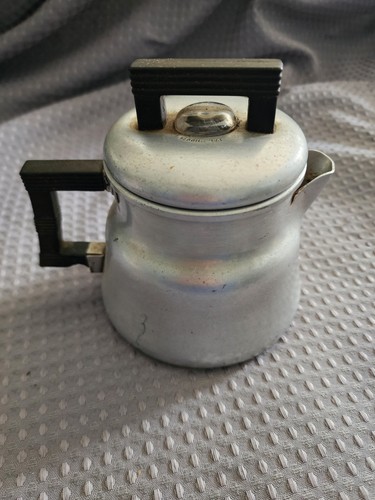 Vintage WEAR-EVER 3002 Aluminum 1-2 Cup Percolator Coffee Pot Complete vtg USA - Picture 6 of 12