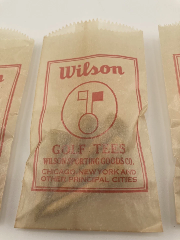 3 bolsas vintage camisetas de golf de madera Wilson-15 en total Foto 4 de 4
