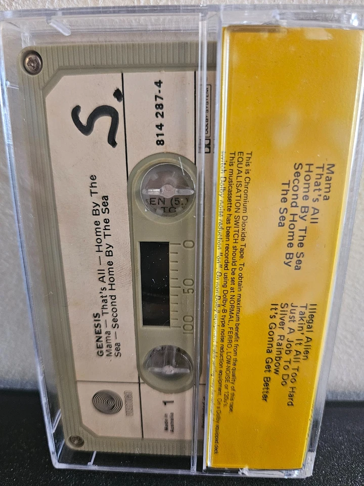 GENESIS Genesis 1983 CASSETTE TAPE PHIL COLLINS AUSTRALIAN RELEASE - Image 4 of 4