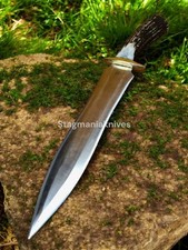 Premium Hand Forged J2 Steel Battle Ready Hunting Stag Fixed Dagger Knife