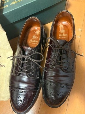 靴 Alden 2145 Cordovan Meballion Cap Toe 2145_pair__88190.1518477955.