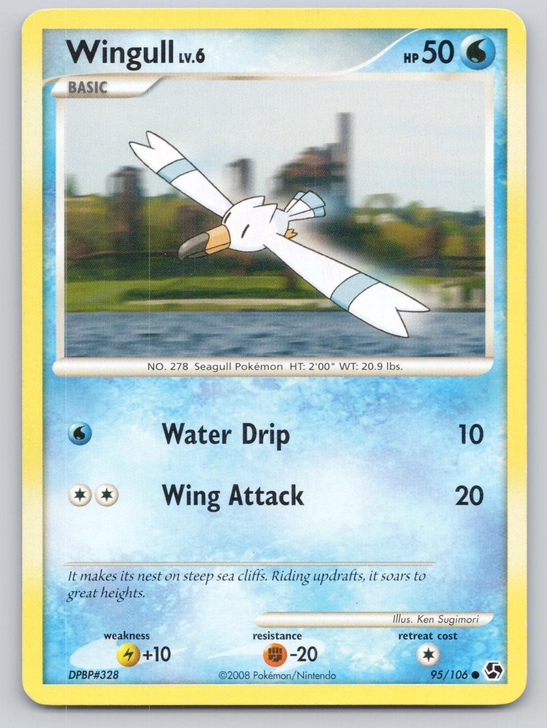 Wingull 95/106 Common Great Encounters Pokemon