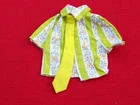 VINTAGE Ken Brown on Brown SHIRT W/ TIE #1718  Mattel BARBIE Japan,  1972 VHTF