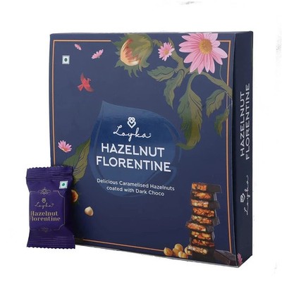 Loyka Hazelnut Florentine Box - 12 pcs Free Shipping World Wide