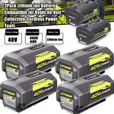 For Ryobi 40V 8 Ah Lithium Ion Battery 40-Volt OP40605VNM OP40602 High Capacity