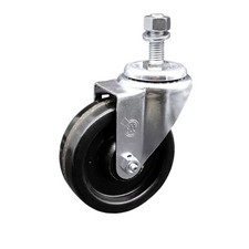 4 Inch Phenolic Wheel Swivel 12mm Threaded Stem Caster Service Caster Brand