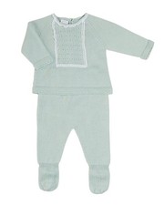 Pepa London Lace Trim Knitted Set 6M