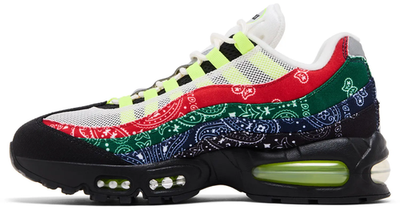 Nike Air Max 95 Big Bubble Neon Paisley Bandana Style # IQ0620-100