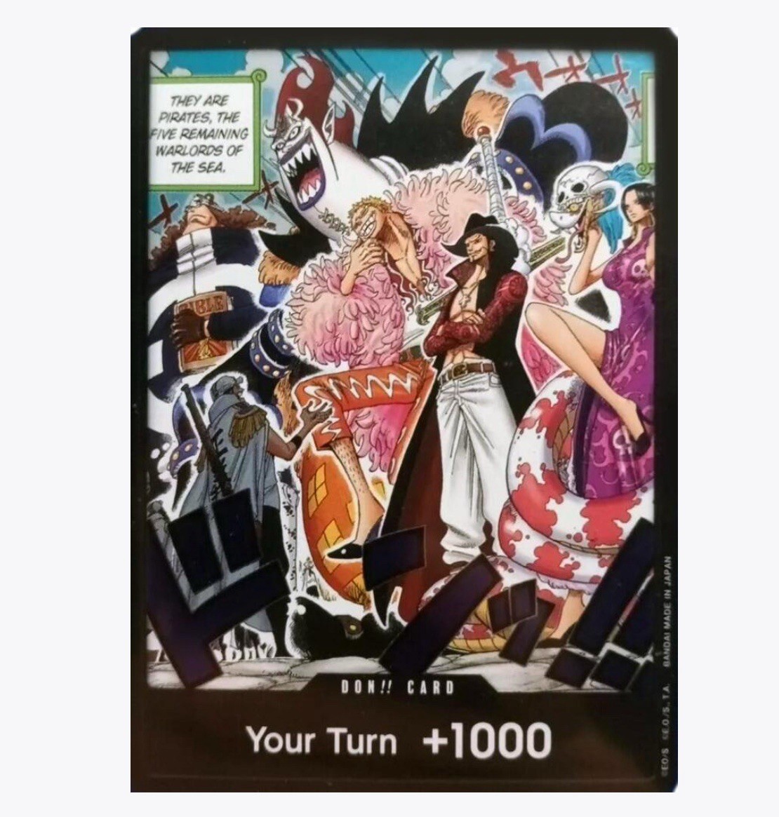 DON!! Card Alternate Art 500 Years in the Future OP07 Foil NM Condition