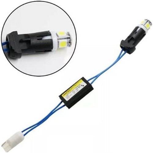- Senza marca/Generico - - 2 Filtri W5w T10 CANBUS 12V Cablaggio LED Portalampada Luci Posizione Targa Auto - Miniatura 6