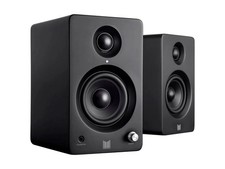Monoprice MM-3 Powered Multimedia Speakers - Black With Bluetooth W/ aptX Pair 