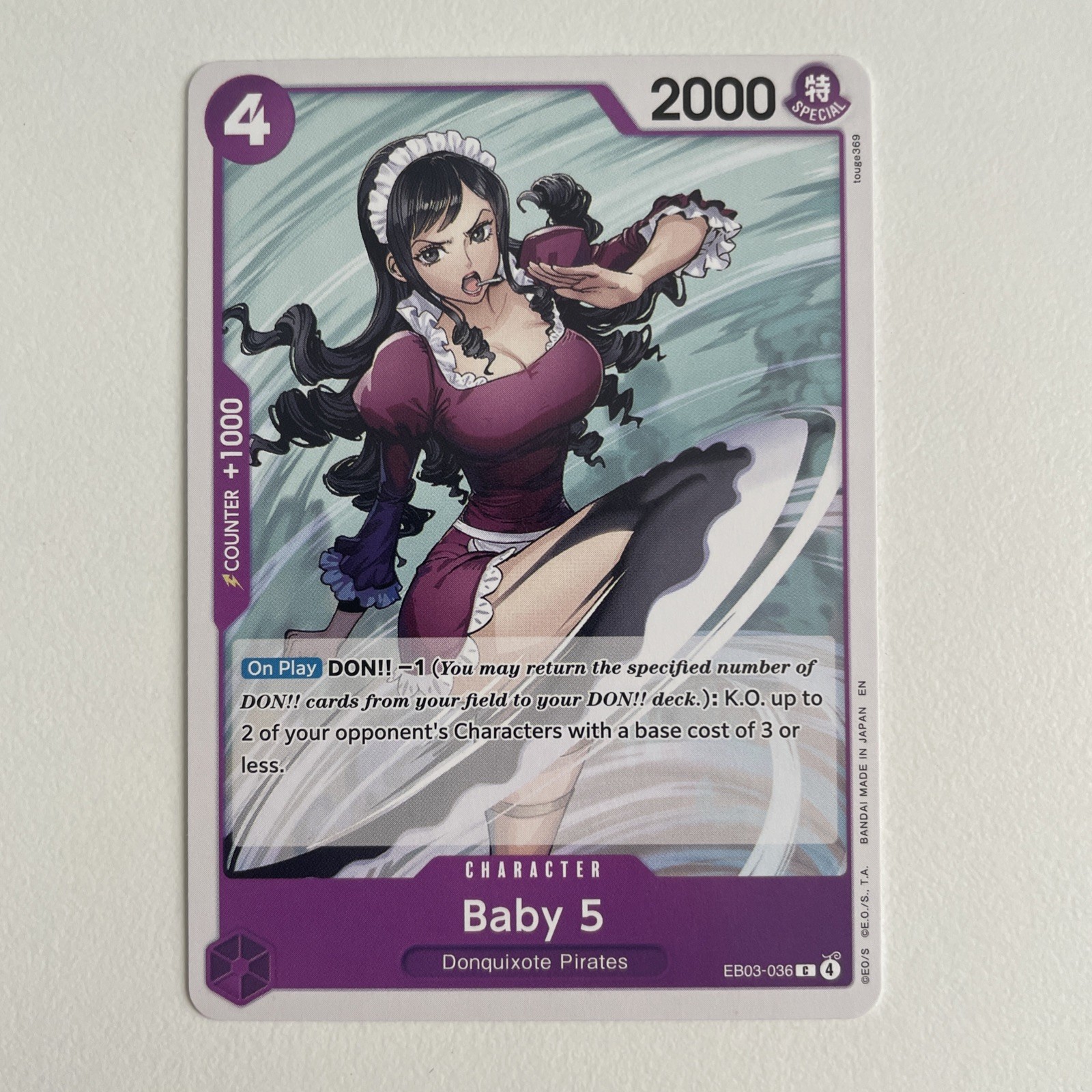 Baby 5 EB03-036 (C) Extra Booster: One Piece Heroines Edition Regular NM