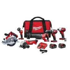Imagen de Milwaukee 2696-26 M18 18V Cordless Power Lithium-Ion 6-Tool Combo Kit