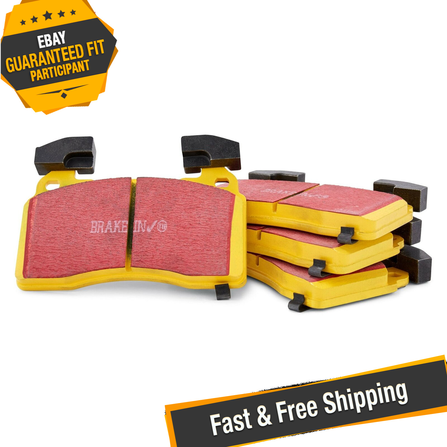 EBC DP4042R Yellowstuff Front Brake Pads for 2001-2006 Aston Martin Vanquish