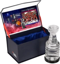 Florida Panthers 2024 Stanley Cup Champs Crystal Cup - Filled w/Ice from Final