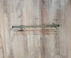 ANCIENNE CANNE À Pêche à Mouche en Bambou Refendu EUR 49,00 - PicClick FR