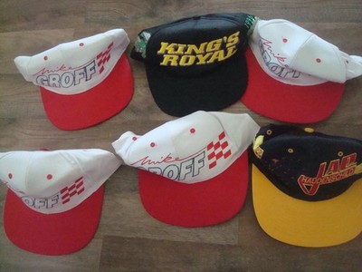 6PC LOT DRAG RACING SNAPBACK KINGS ROYAL  90S  HAT CAP 00S Y2K VINTAGE M6