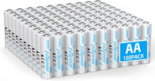 100 Pack AA Batteries Alkaline Double a Batteries 1.5V LR6 Long-Lasting Leakproo 0.50 per gallon