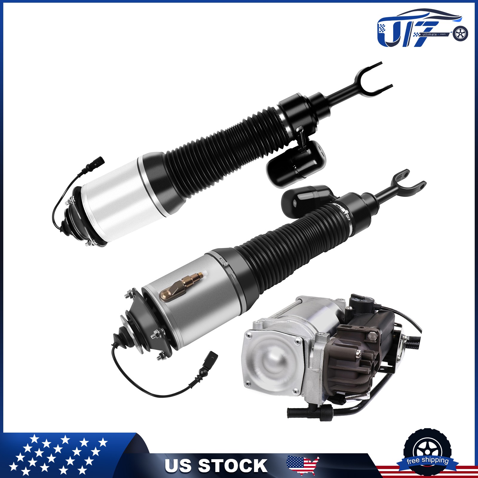 Bentley Continental Flying Spur Front Air suspension compressors 3 pcs P/N 3D0616039