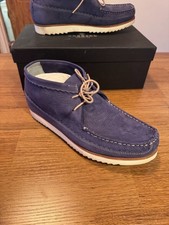 Grenson Oliver Lace Up Ankle Boots Soft Leather Chukka Rubber Sole Size 8/42