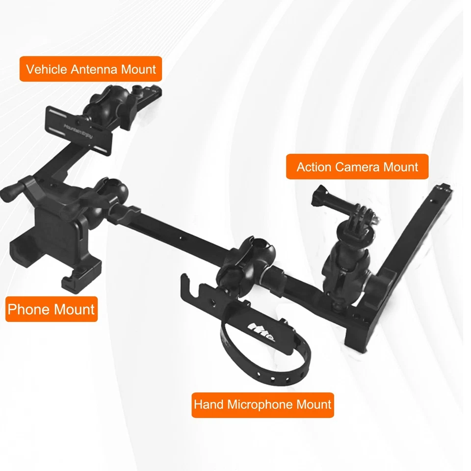 For Nissan NP300 Navara 2015-2022 Console Dash Mount Device Bracket Phone Holder - Image 3 of 4