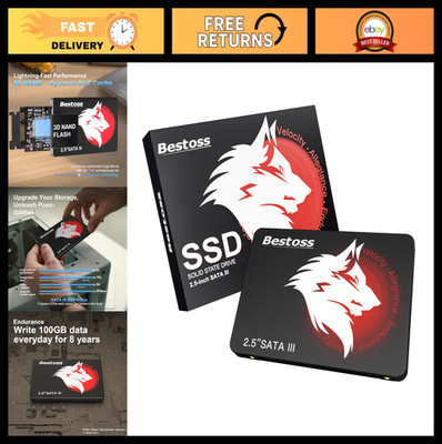 256GB 2.5'' SATA III SSD Internal Hard Drive for PC/Laptop, 550MB/s Upgrade Stora