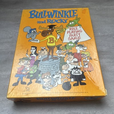 Vintage 1988 Rocky & Bullwinkle Role Playing Party Game Read Description