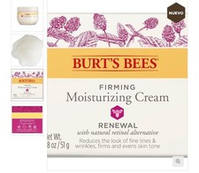 Burt's Bees Firming Moisturizing Cream Renewal Natural Retinol Alternative 1.8oz